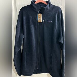 Patagonia Better Sweater Fleece Jacket Men's Sz XXL Black Full Zip Pockets